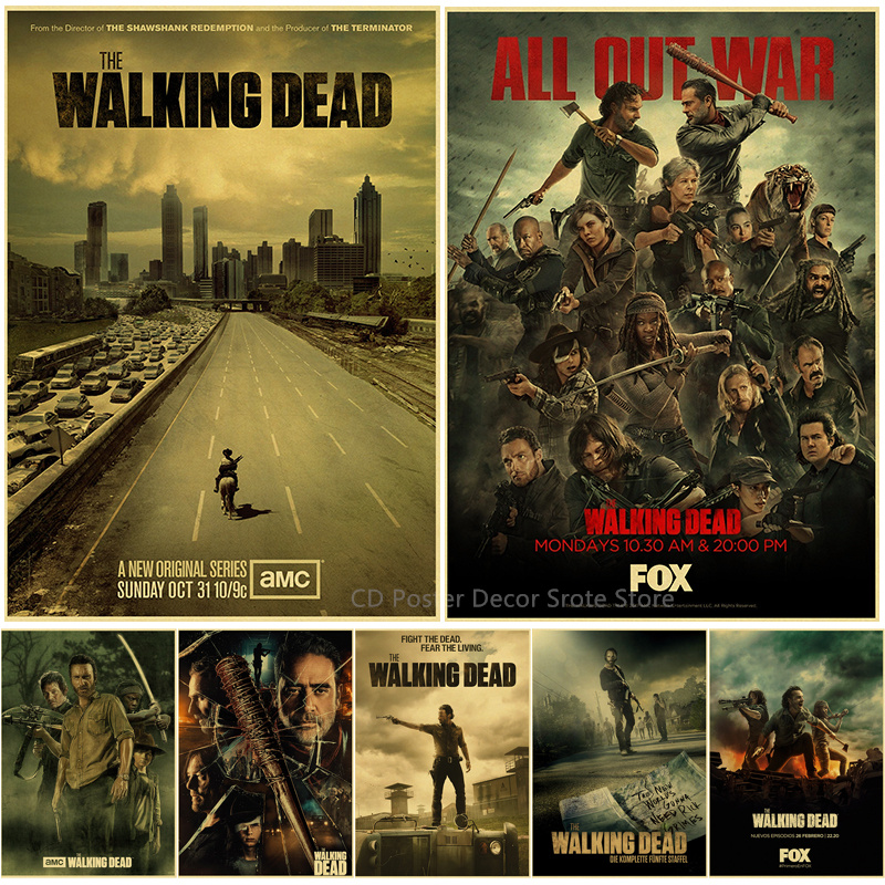 Vintage Fashion Wallpaper - Klasik TV Oyun The Walking Dead