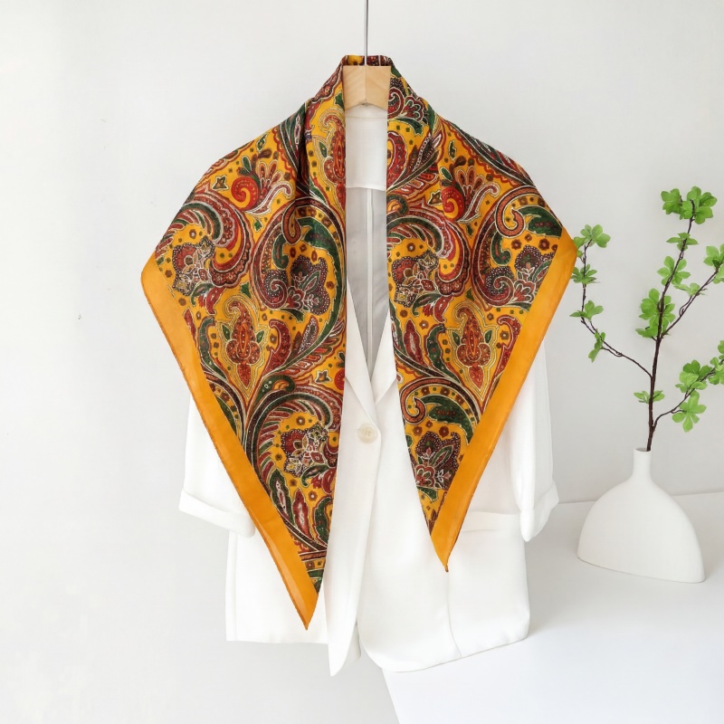 Vintage Saten Kare Eşarp Kadın - Vintage Fashion Hijab incelemesi ve fiyatı