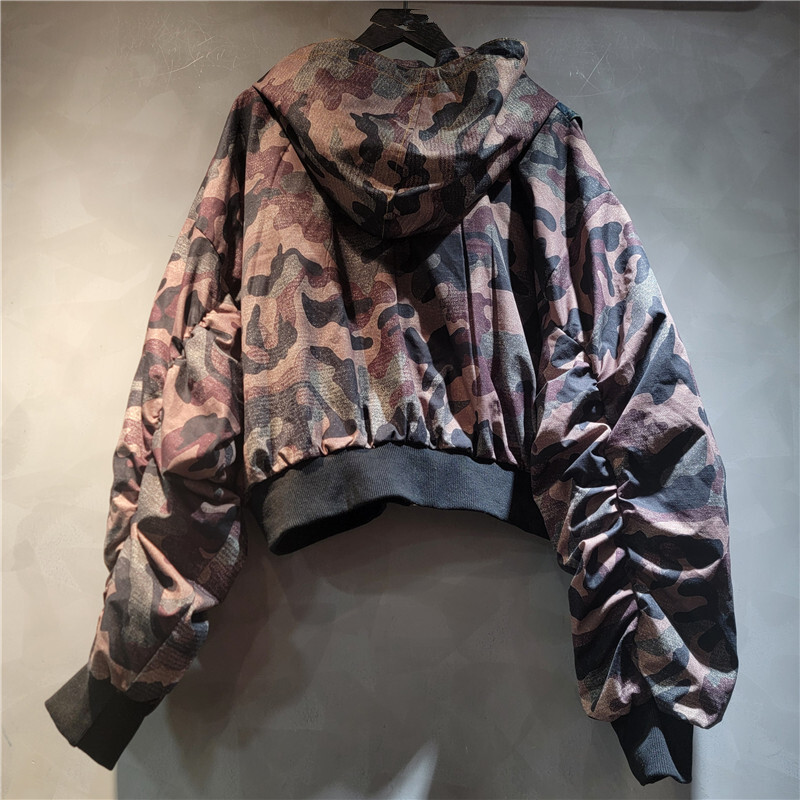 WTHT Trendy Kadın Kamuflaj Des - Patchwork Jean Jacket incelemesi ve fiyatı