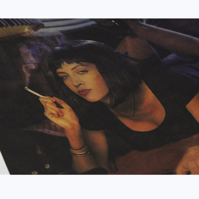 Pulp Fiction Vintage Poster Re - Vintage Fashion Wallpaper incelemesi ve fiyatı