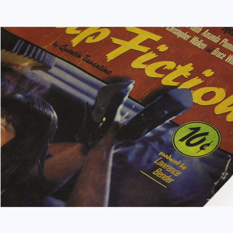 Pulp Fiction Vintage Poster Re - Vintage Fashion Wallpaper incelemesi ve fiyatı