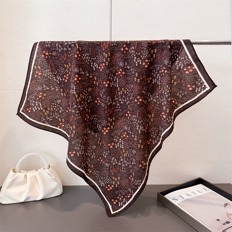 68 cm Küçük Kare Kadınsı Eşarp - Vintage Fashion Hijab incelemesi ve fiyatı