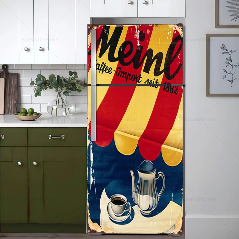 Retro Kahve Arka Plan Buzdolab - Vintage Fashion Wallpaper incelemesi ve fiyatı