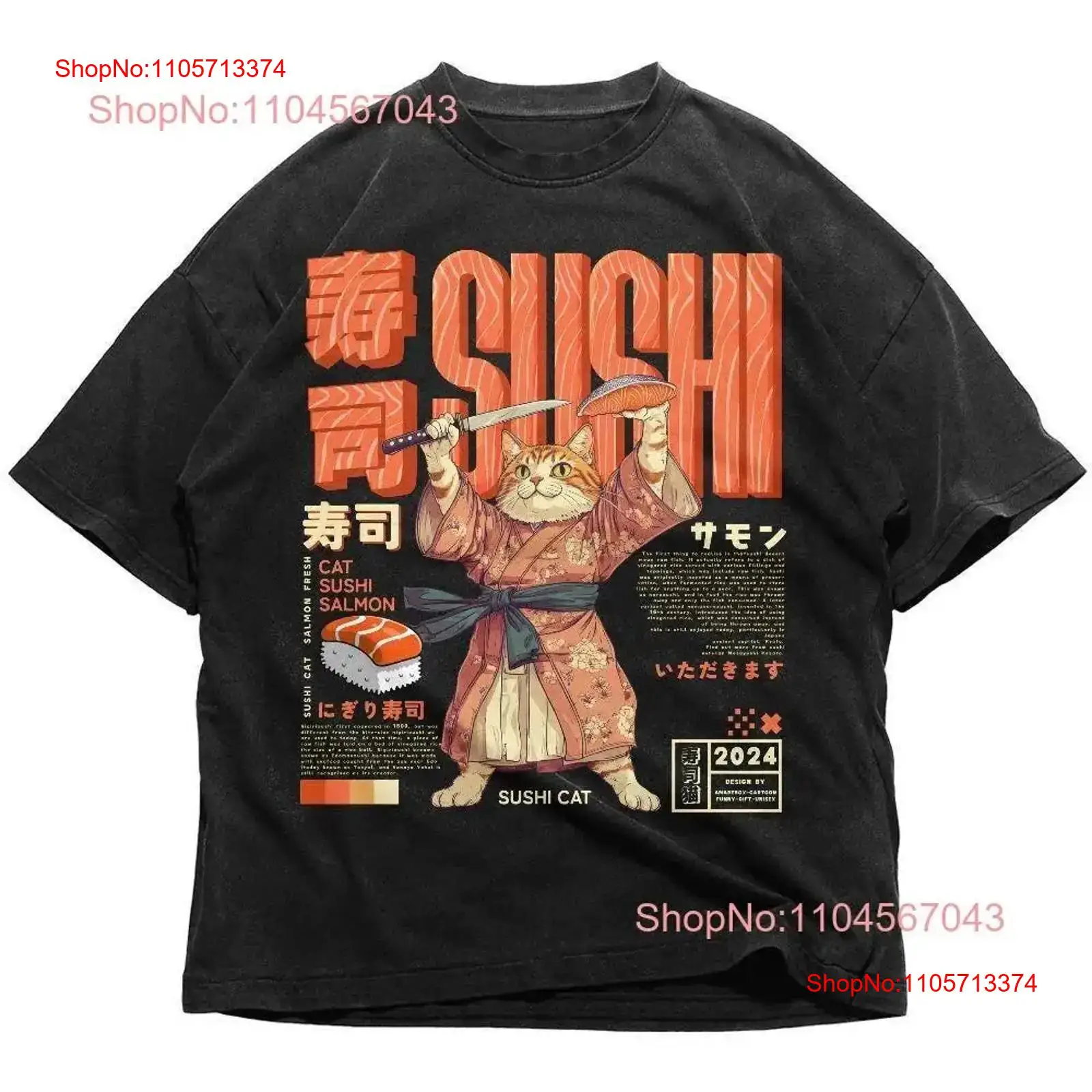 Suşi Kedi Japon T Shirt Retro  - Vintage Fashion In Tokyo incelemesi ve fiyatı