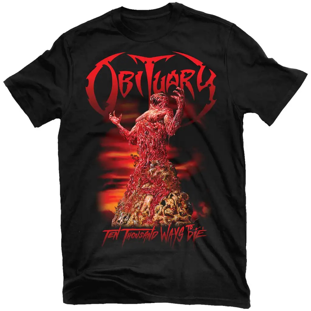 Obituary Baskılı Tişört, Unise - Vintage Fashion Obituaries incelemesi ve fiyatı