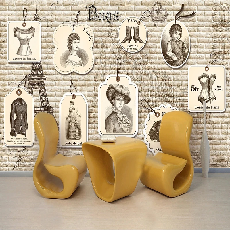 Avrupa Vintage Moda Etiketi As - Vintage Fashion Wallpaper incelemesi ve fiyatı