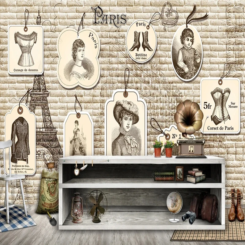Avrupa Vintage Moda Etiketi As - Vintage Fashion Wallpaper incelemesi ve fiyatı