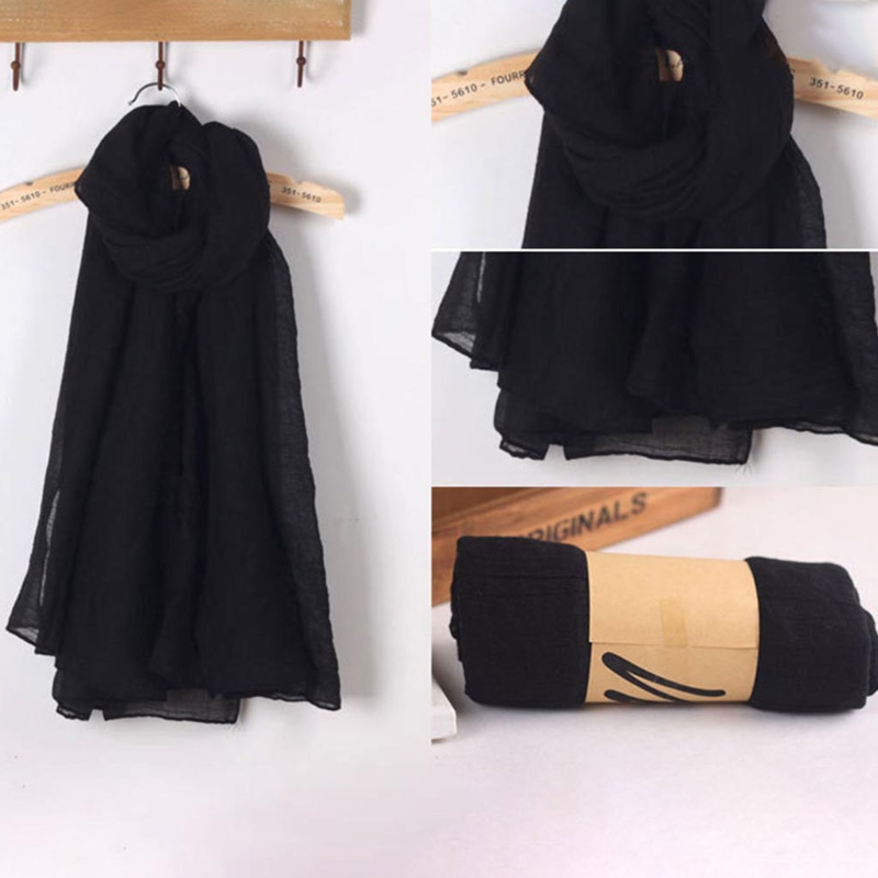 2020 moda yeni 16 renk kadın u - Vintage Fashion Hijab incelemesi ve fiyatı